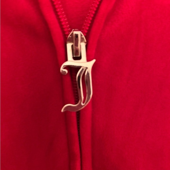 Juicy Couture Vibrant Red Zip-Up - Picture 4 of 5